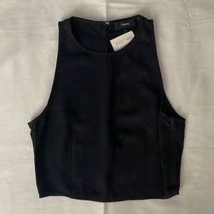 Theory nikayla crop top black P